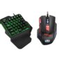 Set of RGB gaming mouse and RGB keyboard - 8 buttons - 35 keys