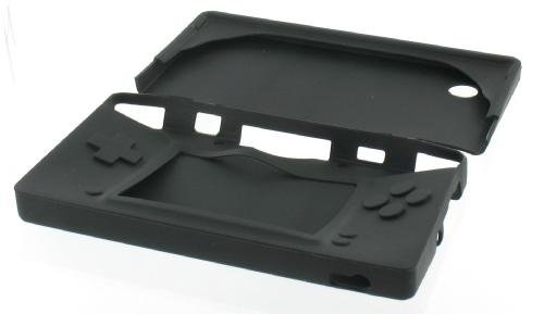 Silicone protective cover for DSi, black, covered buttons