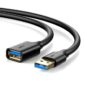 USB 3.0 extension cable - 1 meter - black