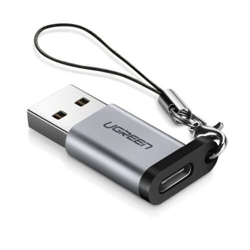 USB 3.0 type-A male to USB-C female adapter - 5Gbps - 3A fast charge