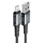 USB-A to lightning charging cable - 2.4A - MFI - 1.2 meters