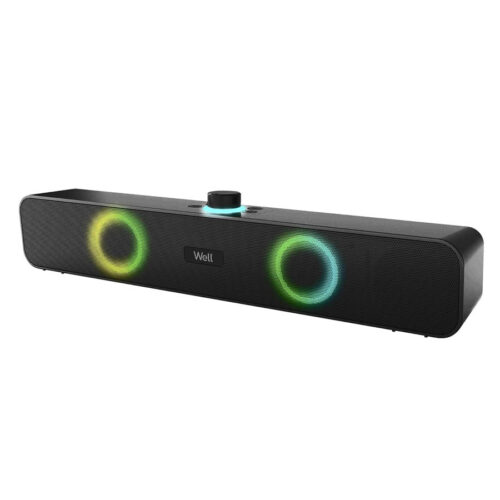 Φορητό Ηχείο Soundbar Bluetooth 10W RGB Well BRV04 (SPKR-SB-BRV04-WL)