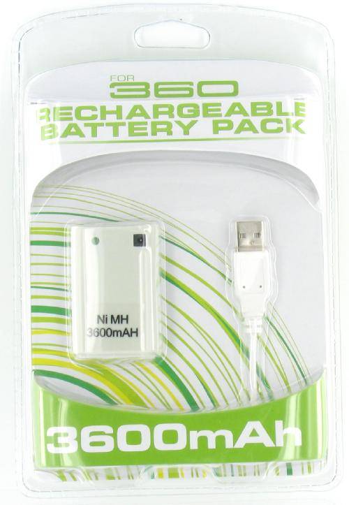 Battery + Charger for XBOX 360 - Black
