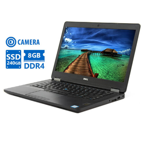 Dell (B) Latitude E5470 i5-6300U/14"/8GB DDR4/240GB SSD/No ODD/Camera/8P Grade B Refurbished Laptop