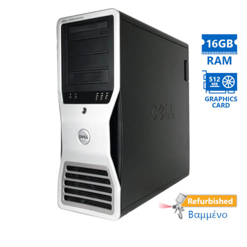 Dell T7400 Tower Xeon E5405/16GB DDR2/1TB/DVD/Nvidia 512MB/Grade A+ Workstation Refurbished PC