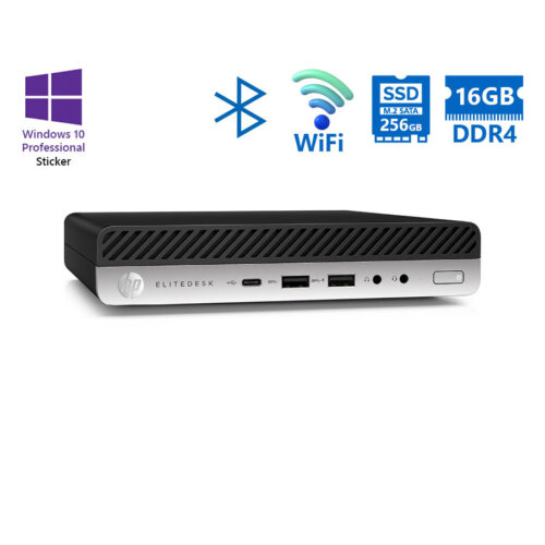 HP EliteDesk 705G4 DM WiFi AMD Ryzen 5 Pro 2400G/16GB DDR4/256GB M.2 SSD/No ODD/10P Grade A Refurbis