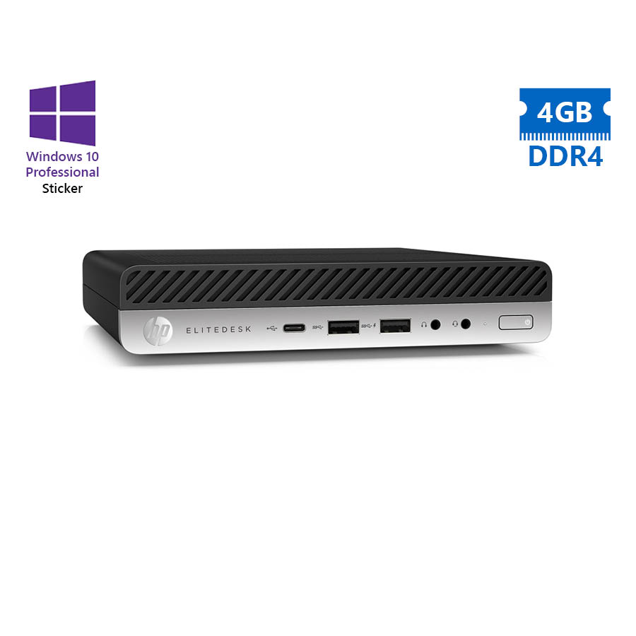 HP EliteDesk 800G3 DM i5-6500T/4GB DDR4/500GB/No ODD/10P Grade B Refurbished PC