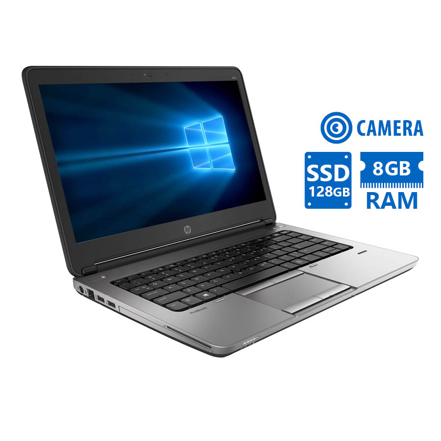 HP ProBook 640G1 i5-4210M/14”/8GB DDR3/128GB SSD/DVD/Camera/7P Grade A Refurbished Laptop