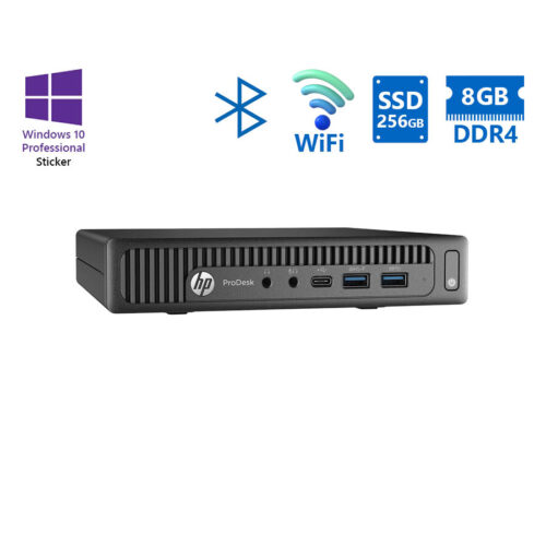 HP ProDesk 600G2 DM WiFi i5-6500T/8GB DDR4/256GB SSD/No ODD/10P Grade A Refurbished PC