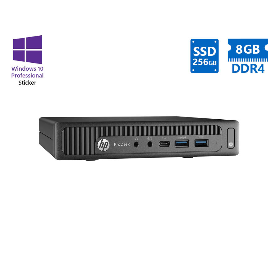 HP ProDesk 600G2 DM i5-6500T/8GB DDR4/256GB SSD/No ODD/10P Grade A Refurbished PC