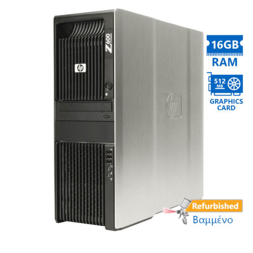 HP Z600 Tower Xeon 2xE5520 (4-Cores)/16GB DDR3/2TB/Nvidia 512MB/DVD/7P Grade A+ Workstation Refurbis