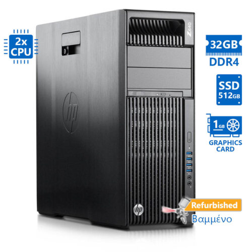HP Z640 Tower Xeon 2xE5-2620v3(6-Cores)/32GB DDR4/512GB SSD/Nvidia 1GB/DVD/7P Grade A+ Workstation R