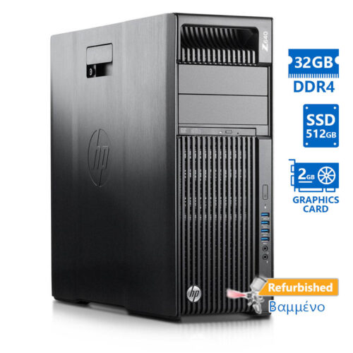 HP Z640 Tower Xeon 2xE5-2640v3(8-Cores)/32GB DDR4/512GB SSD/Nvidia 2GB/DVD/7P Grade A+ Workstation R