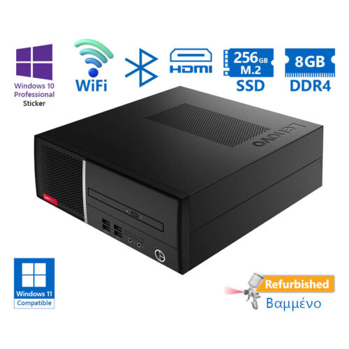 Lenovo V560s WiFi SFF i5-9400/8GB DDR4/256GB M.2 SSD/No ODD/10P Grade A+ Refurbished PC