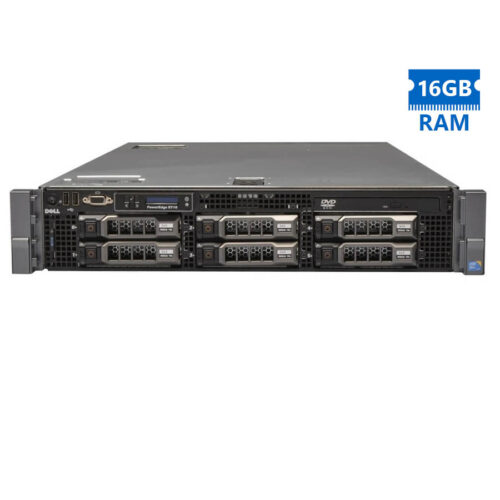 Refurbished Server Dell R710 R2U E5520/16GB DDR3/No HDD/6xLFF/2xPSU/DVD/Perc H700-512MB