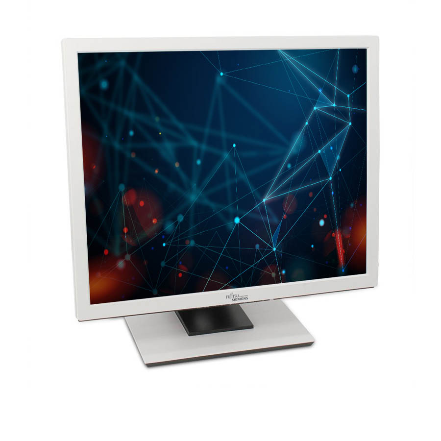 Used (A-) Monitor B19-x TFT/Fujitsu/19”/1280x1024/White/Grade A-/D-SUB & DVI-D