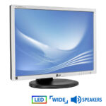 Used (A-) Monitor E2210 LED/LG /22”/1680x1050/Wide/Silver/Black/w/Speakers/Grade A-/D-SUB & DVI-D