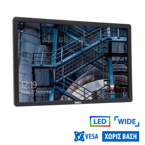 Used Monitor E2213Hx LED/Dell/22"/1680x1050/Wide/No Stand/Black/D-SUB & DVI-D