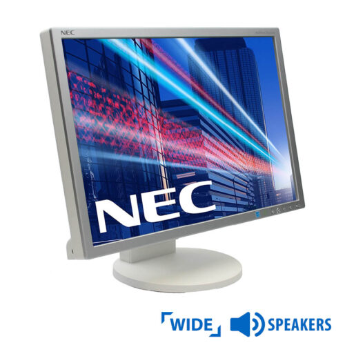 Used Monitor EA221Wx TFT/NEC/22"/1680x1050/Wide/White/Grade B/w/Speakers/D-SUB & DVI-D & USB HUB