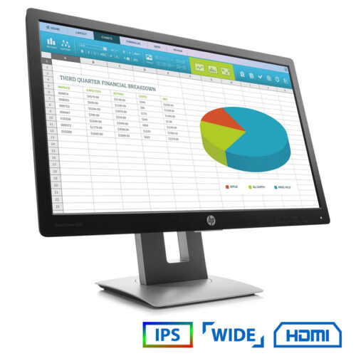 Used Monitor EliteDisplay E222 IPS LED/HP/22"/1920x1080/Wide/Silver/Black/D-SUB & DP & HDMI & USB Hu