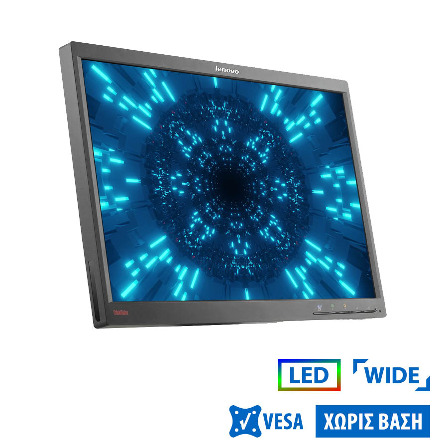Used Monitor LT2252Px LED/Lenovo/22"/1680x1050/Wide/Black/No Stand/DP & D-SUB & DVI-D