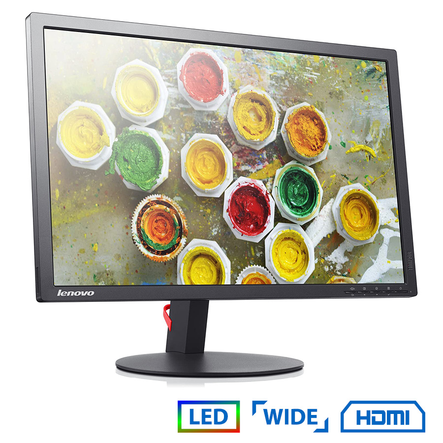 Used Monitor T2324p LED/Lenovo/23"/1920x1080/Wide/Black/D-SUB & DP & HDMI & USB HUB