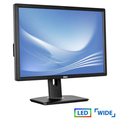 Used Monitor U2412m LED/Dell/24"/1920x1200/Wide/Silver/Black/D-SUB & DVI-D & DP & USB Hub