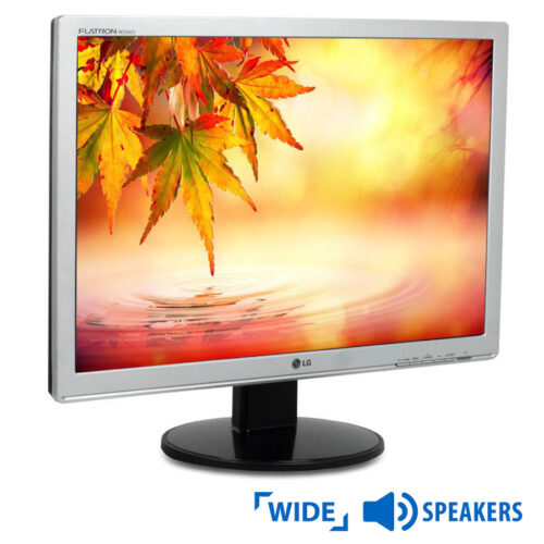 Used Monitor W2242 TFT/LG /24”/1920x1080/Wide/Silver/Black/w/Speakers/D-SUB & DVI-D