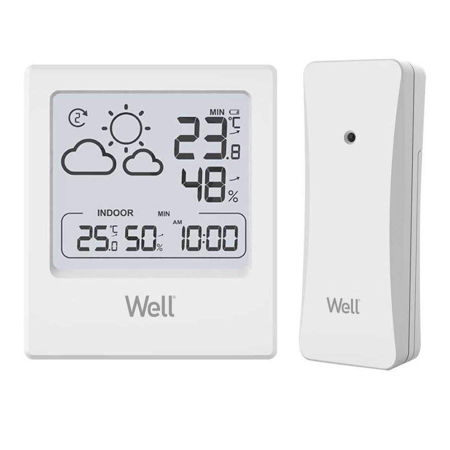Well Ψηφιακός Μετεορολογικός Σταθμός με εξωτερικό αισθητήρα λευκός WTST-OUTD-SIGNAL-WL