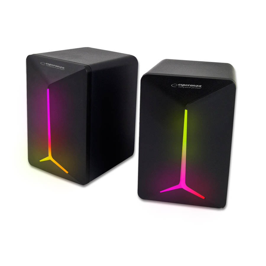 Ηχείο 2.0 USB w/LED Rainbow Frevo EGS105