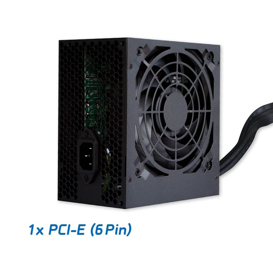 Τροφοδοτικό 500W ATX 1x6pin PCI-E 12cm FAN Taculer PS600 Black