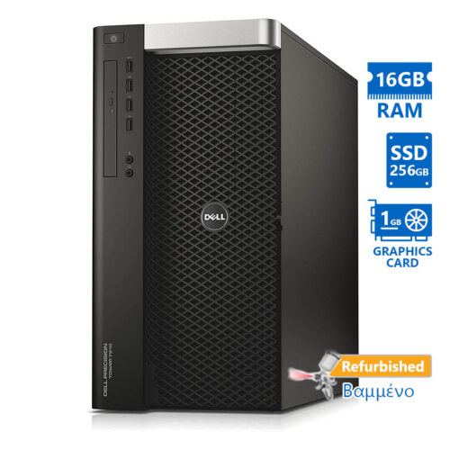 Dell Precision T7610 Tower Xeon E5-1650v2(6-Cores)/16GB DDR3/256GB SSD/Nvidia 1GB/DVD/7P Grade A+ Wo