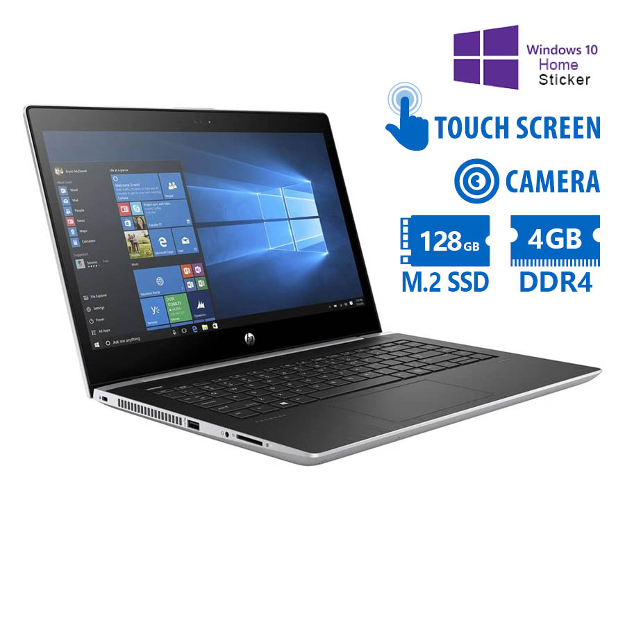 HP (A-) ProBook 440G5 i3-7100U/14"Touchscreen/4GB DDR4/128GB M.2 SSD/No ODD/Camera/10H Grade A- Refu