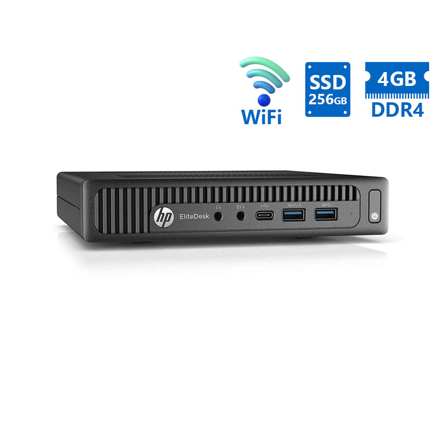 HP EliteDesk 800G2 DM WiFi i5-6500T/4GB DDR4/256GB SSD/No ODD/ Grade A Refurbished PC