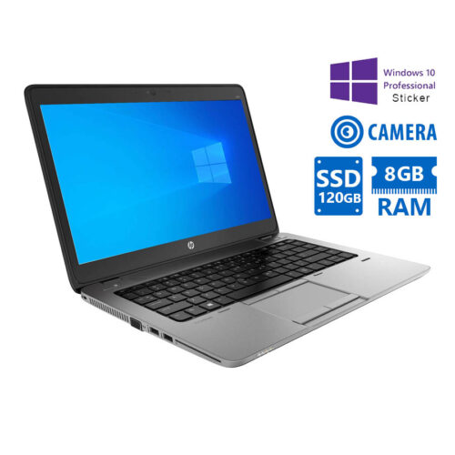 HP Elitebook 840G2 i7-5600U/14"/8GB DDR3/120GB SSD/No ODD/Camera/10P Grade A Refurbished Laptop