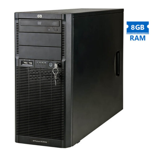 HP Proliant ML150 G6 Server Tower E5520/8GB DDR3/No HDD/2xPSU/DVD/P410 Grade A+ Refurbished PC