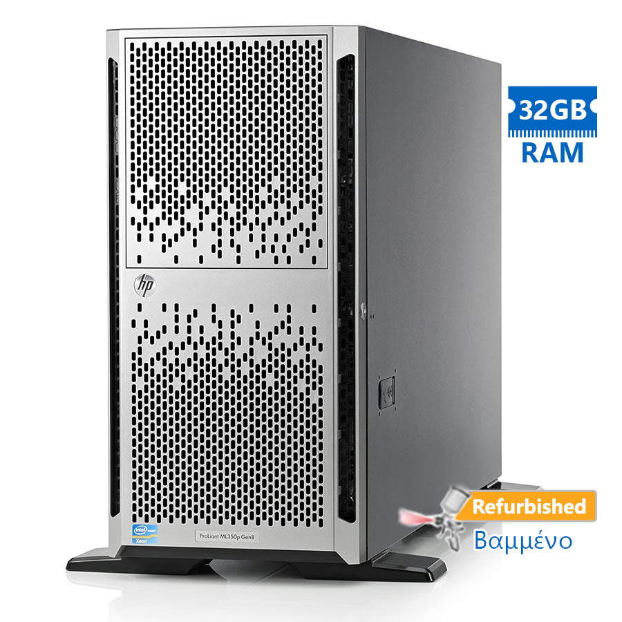 HP Proliant ML350p G8 Server Tower E5-2609/32GB DDR3/No HDD/1xPSU/DVD/P420i-512MB/WSBS11 Grade A+ Re