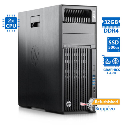 HP Z640 Tower Xeon 2xE5-2640v3(8-Cores)/32GB DDR4/500GB SSD/Nvidia 2GB/DVD/7P Grade A+ Workstation R