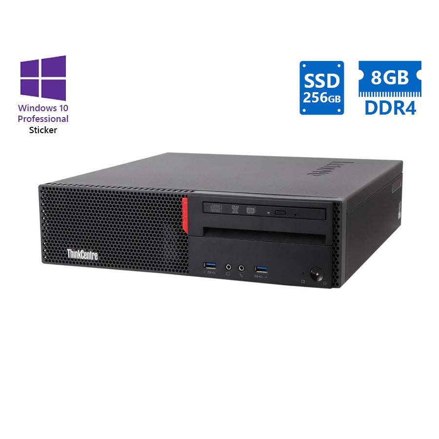 Lenovo M900 SFF i5-6500/8GB DDR4/256GB SSD/No ODD/10P Grade A+ Refurbished PC