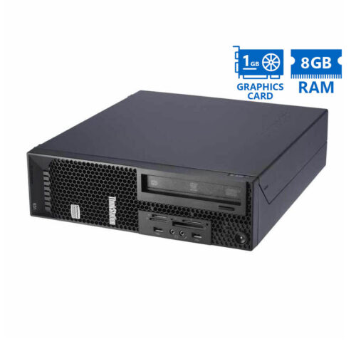 Lenovo Thinkstation E31 SFF i3-2120/8GB DDR3/500GB/DVD/Nvidia 1GB/7P Grade A Workstation Referbished