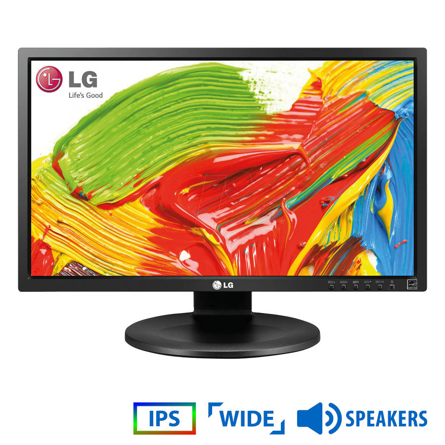 Used Monitor 24MB35PM IPS LED/LG/24"/1920x1080/Wide/Black/w/Speakers/D-SUB & DVI-D