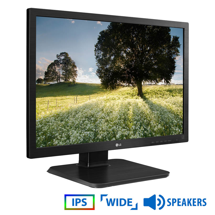 Used Monitor 24MB65PY-I IPS LED/LG/24"/1920x1200/Wide/Black/w/Speakers/D-SUB & DVI-D & DP & USB HUB