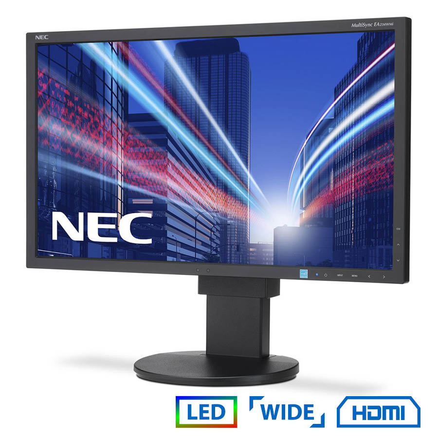 Used Monitor EA234WMi LED/Nec/23"FHD/1920x1080/Wide/Black/D-SUB & DVI-D & DP & HDMI