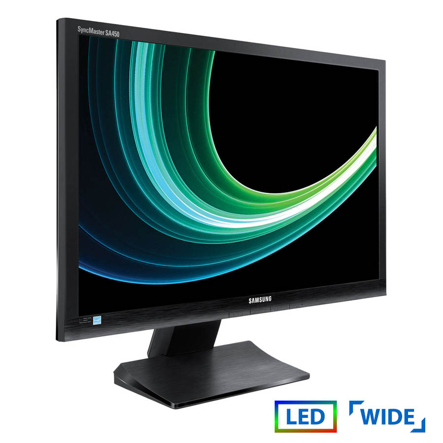 Used Monitor LS24A450BWT/EN LED/Samsung/22"/1920x1080/Wide/Black/D-SUB & DVI-D