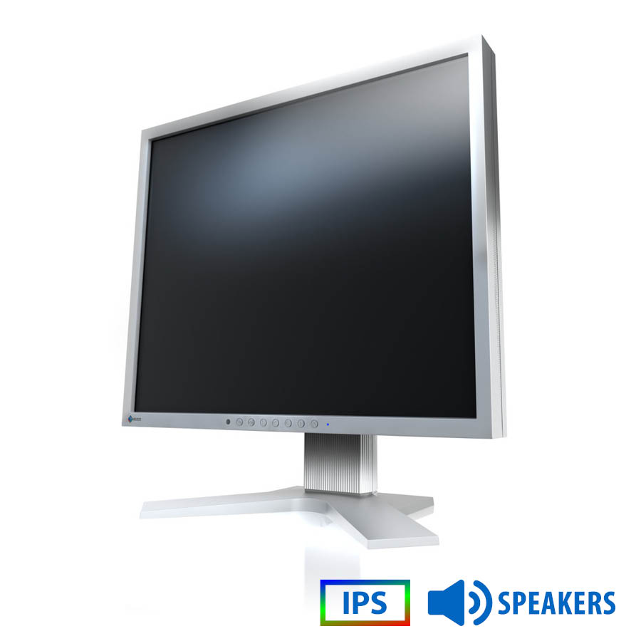 Used Monitor S1933 IPS/Eizo/19"/1280x1024/White/w/Speakers/D-SUB & DVI-D