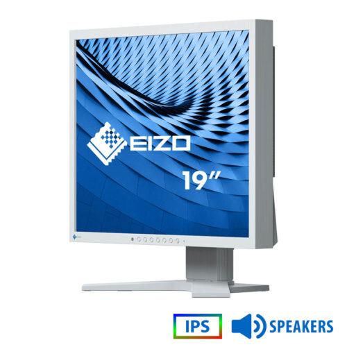 Used Monitor S1934 IPS/Eizo/19"/1280x1024/White/w/Speakers/D-SUB & DVI-D & DP