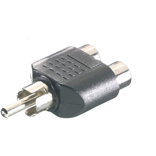 VIVANCO AUDIO ADAPTER Y 2X RCA TO RCA black