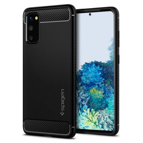SPIGEN RUGGED ARMOR SAMSUNG S20 black backcover