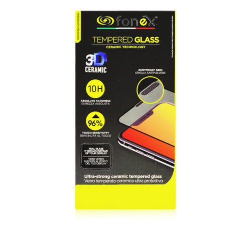 FONEX CERAMIC TEMPERED GLASS IPHONE 12 MINI 5.4' black