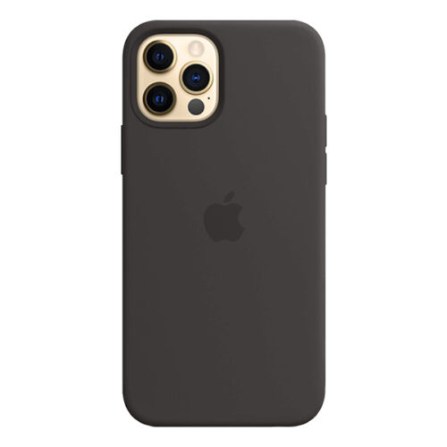 ORIGINAL APPLE SILICONE CASE IPHONE 12 / 12 PRO black MAGSAFE backcover